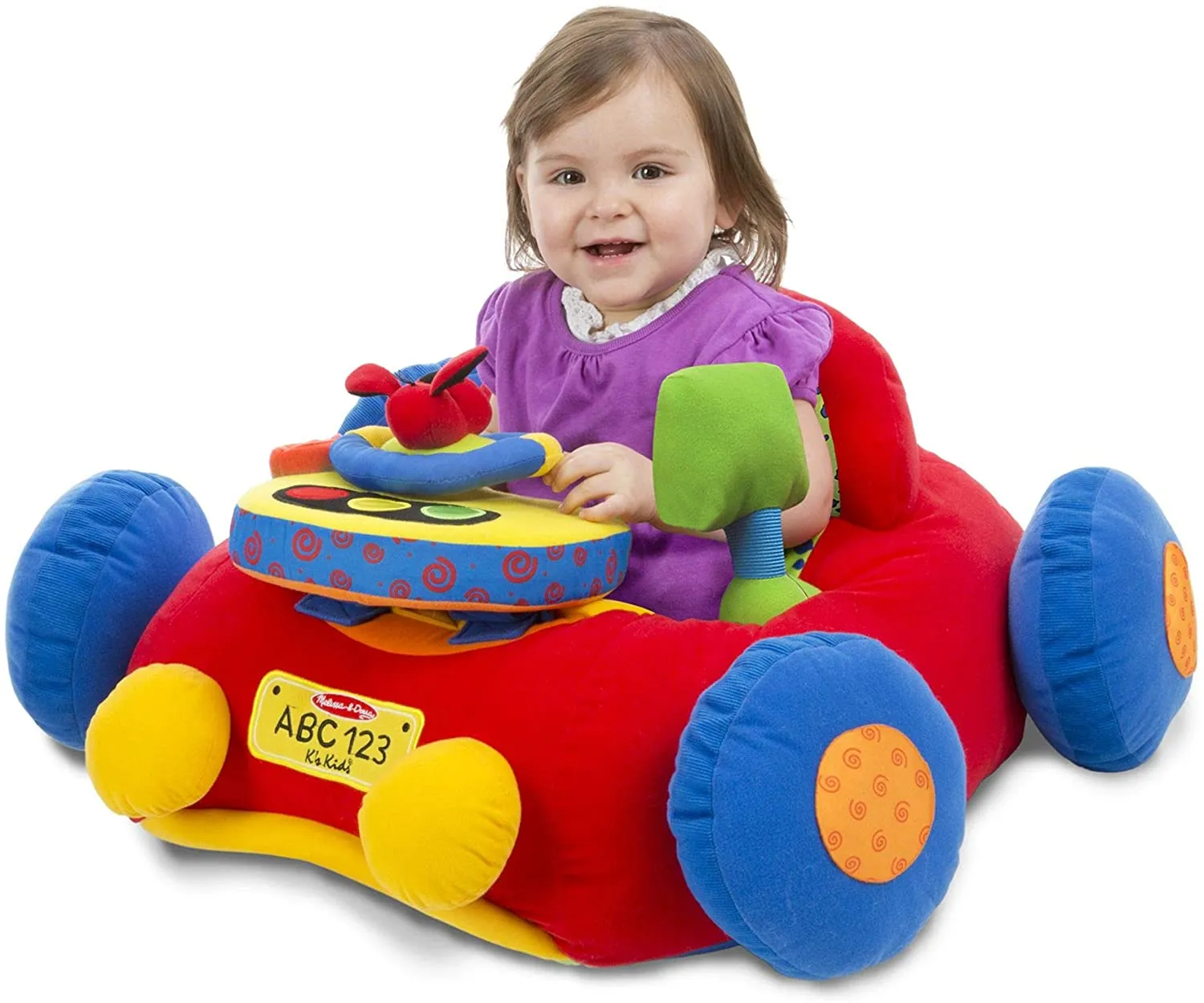 Melissa & Doug Beep-Beep and Play Activity Center Baby Toy, Ages 9 Mths , Honking, flashing, musical activity toy! Retails $120 