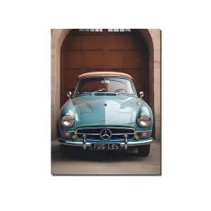 Mercedes Classic Antique Poster