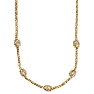 Meridian Petite Short Gold Necklace