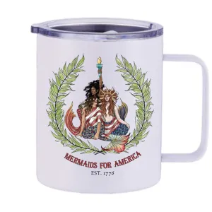 Mermaids For America Insulated Travel Mug