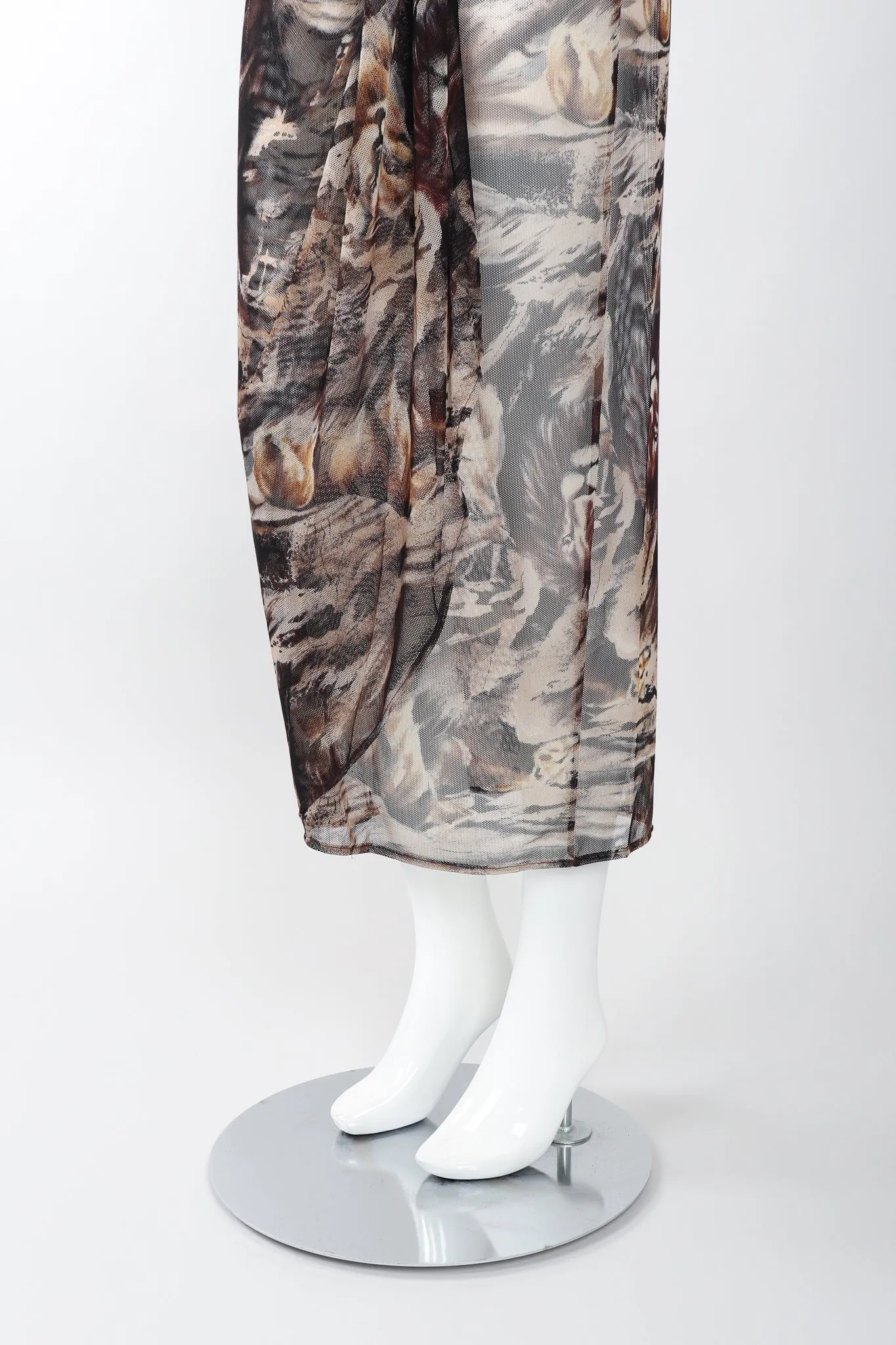Mesh Jungle Cats Skirt