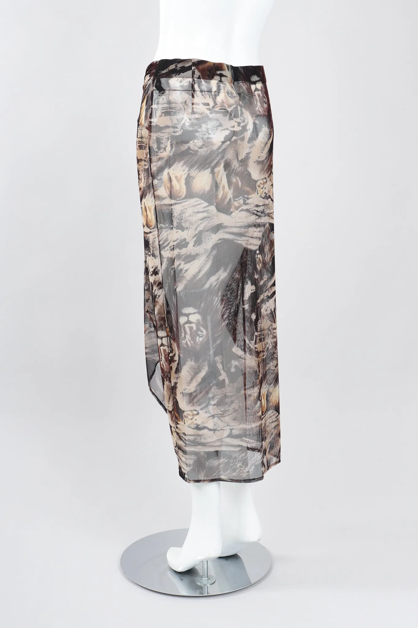 Mesh Jungle Cats Skirt
