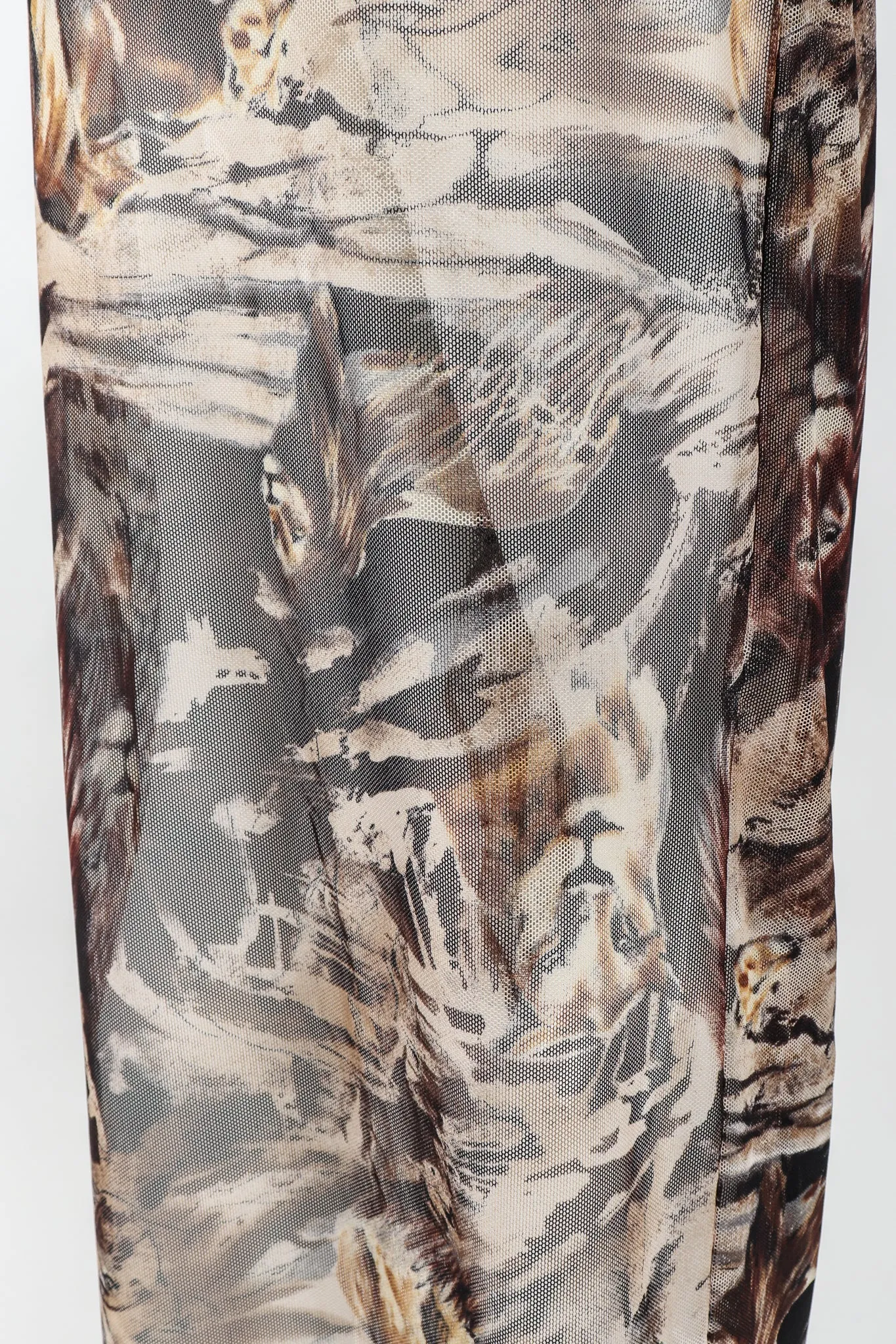 Mesh Jungle Cats Skirt