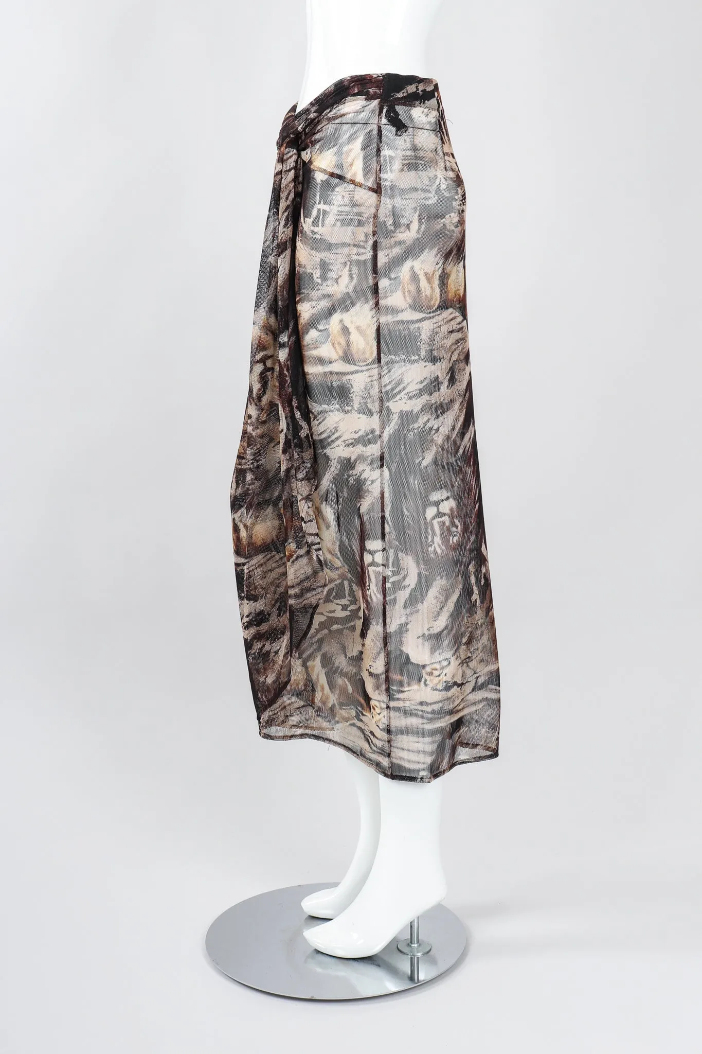 Mesh Jungle Cats Skirt