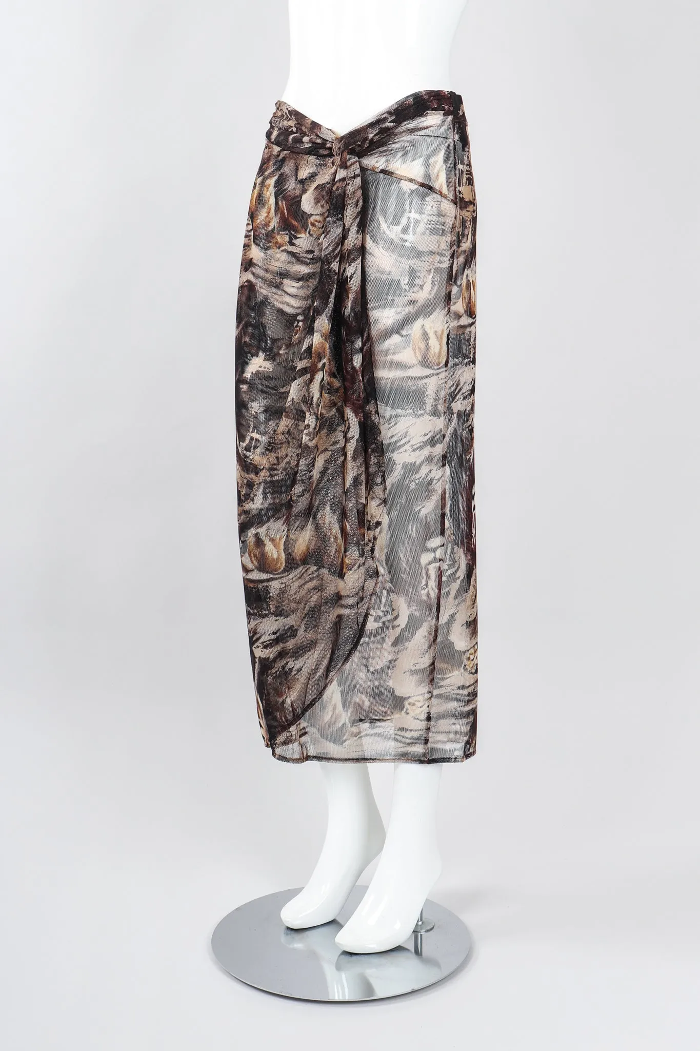 Mesh Jungle Cats Skirt
