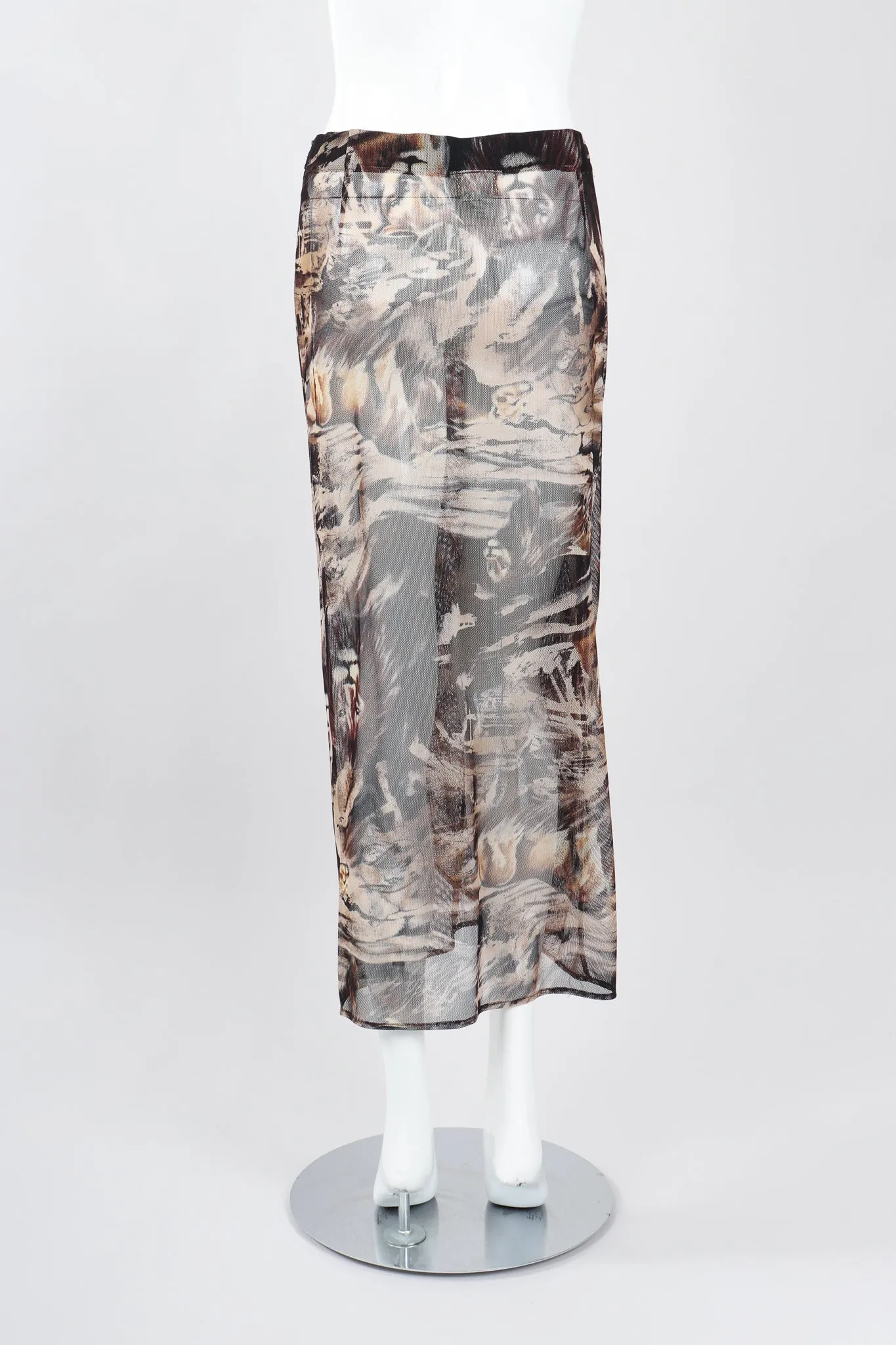 Mesh Jungle Cats Skirt