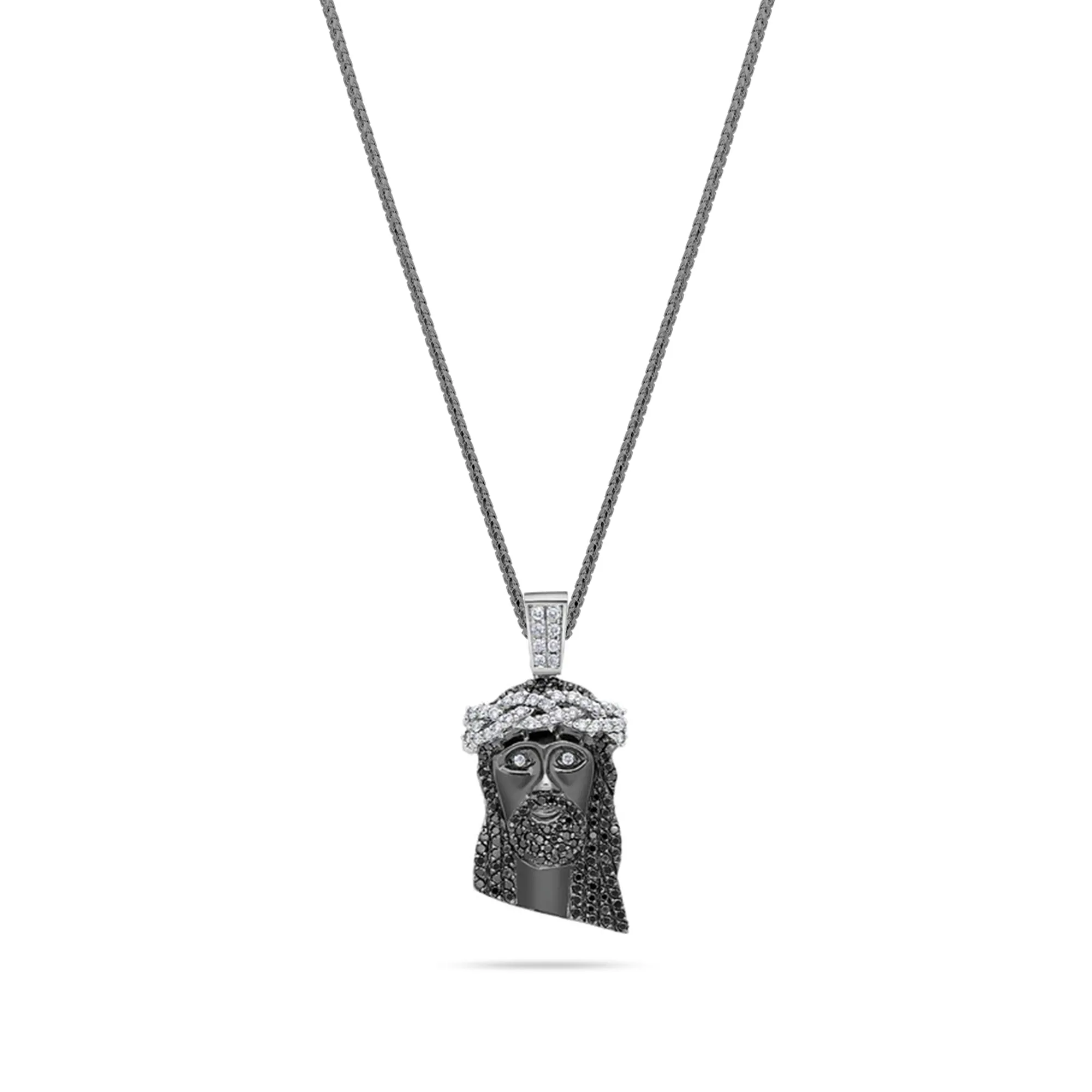 Micro Jesus Piece (Special Black, White-Diamond, Fully Iced)