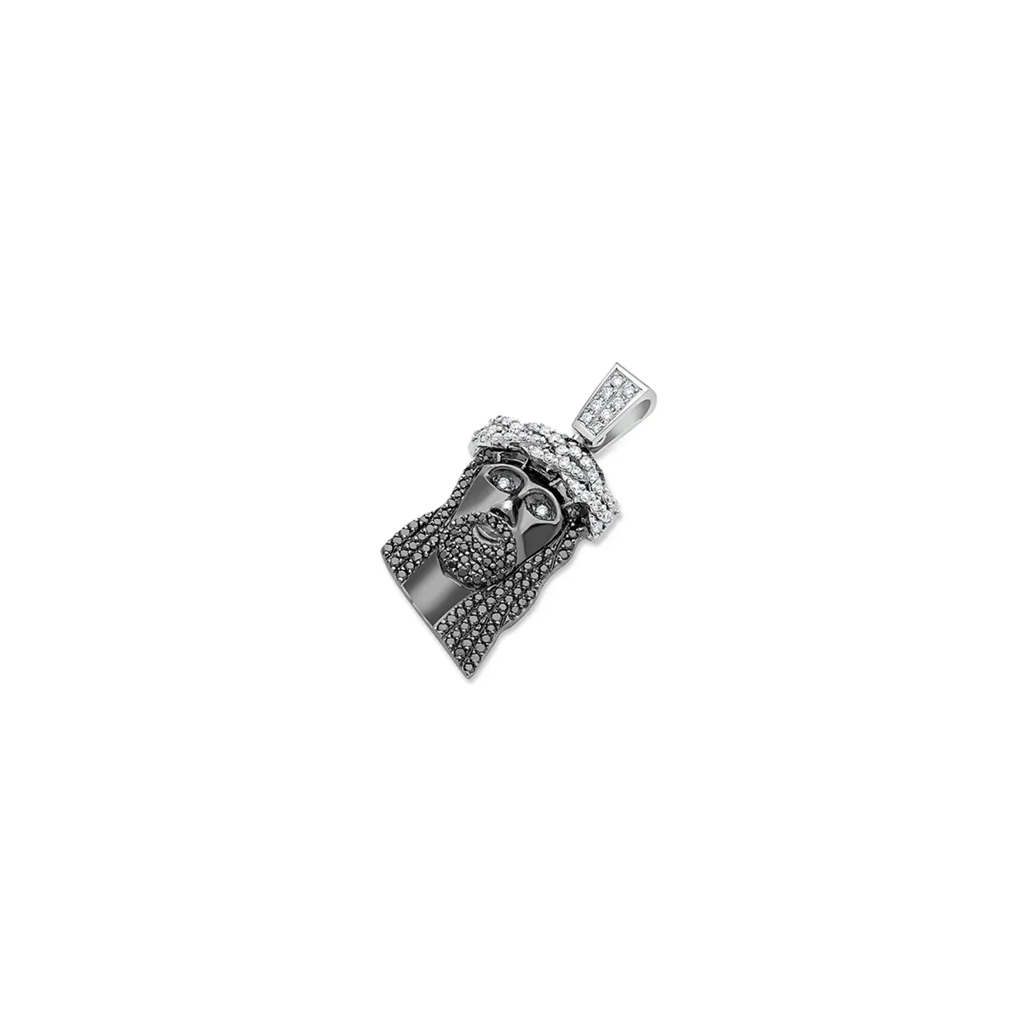 Micro Jesus Piece (Special Black, White-Diamond, Fully Iced)