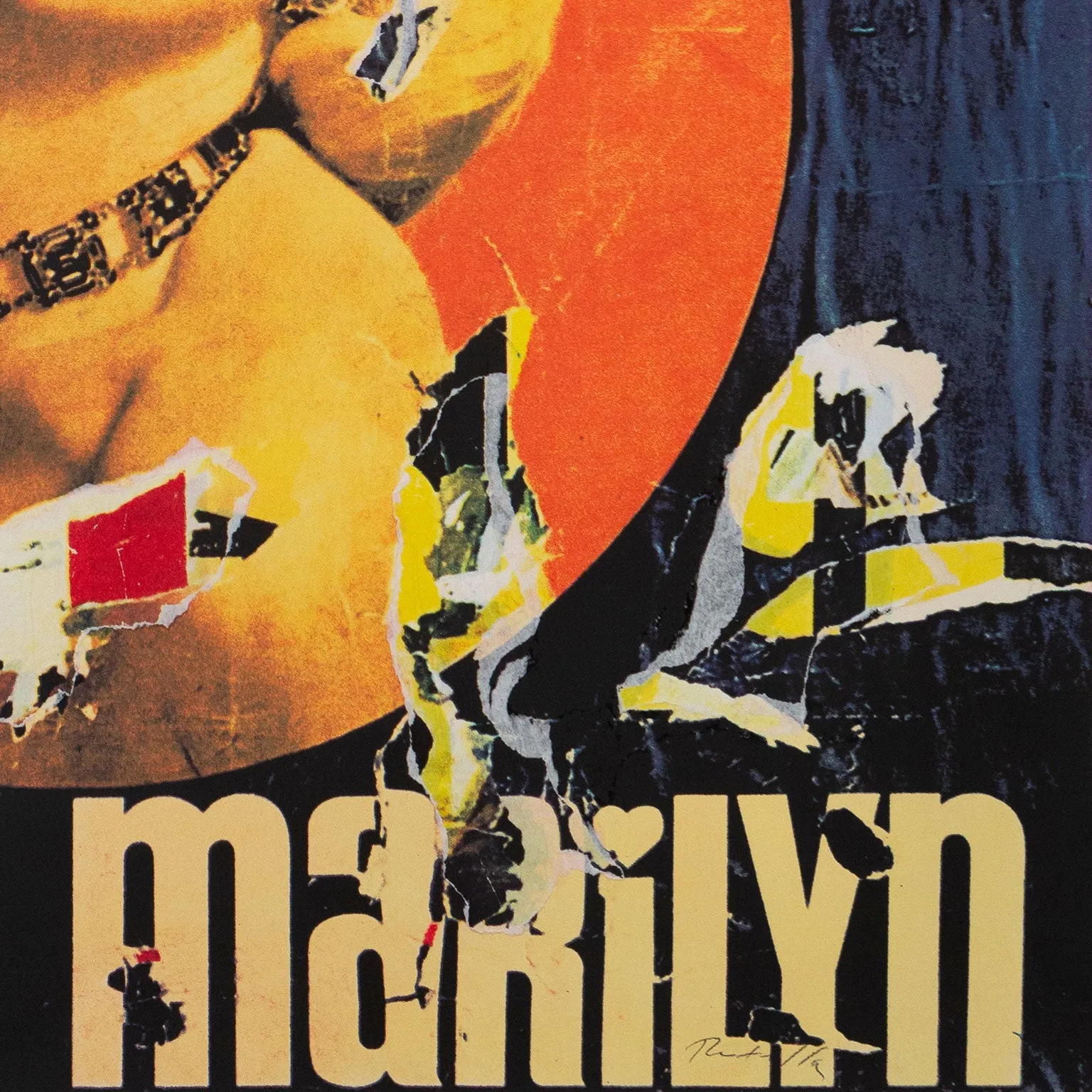 MIMMO ROTELLA "MARILYN", 1991