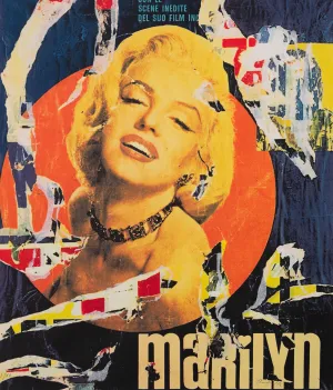 MIMMO ROTELLA "MARILYN", 1991