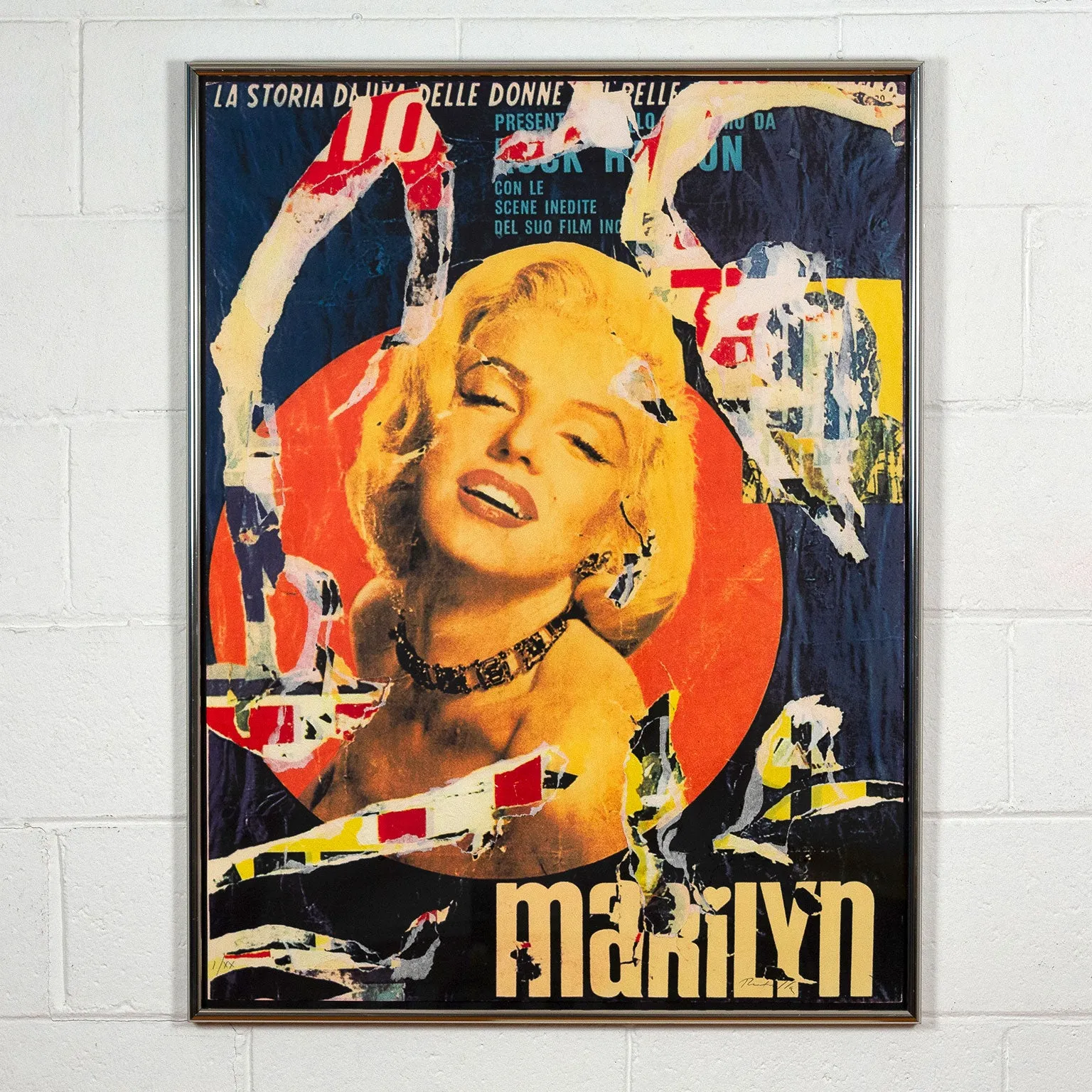MIMMO ROTELLA "MARILYN", 1991