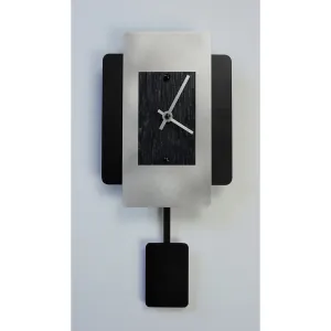 Mini Tuxedo Pendulum Wall Clock by Linda Lamore