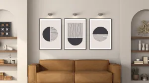 Minimalist Artistic Hand Painted Composition (Set of 3)