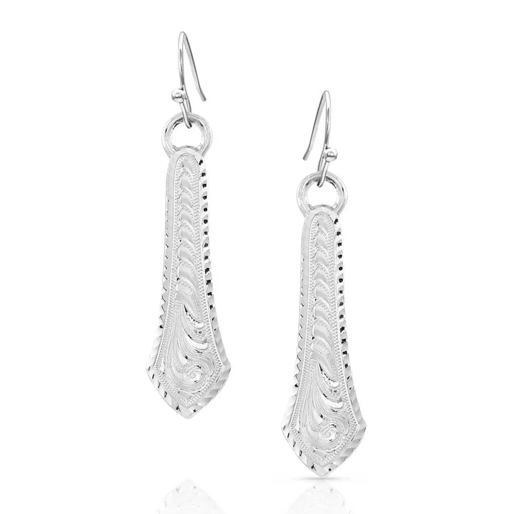 Montana Silversmith West Bound Silver Earrings