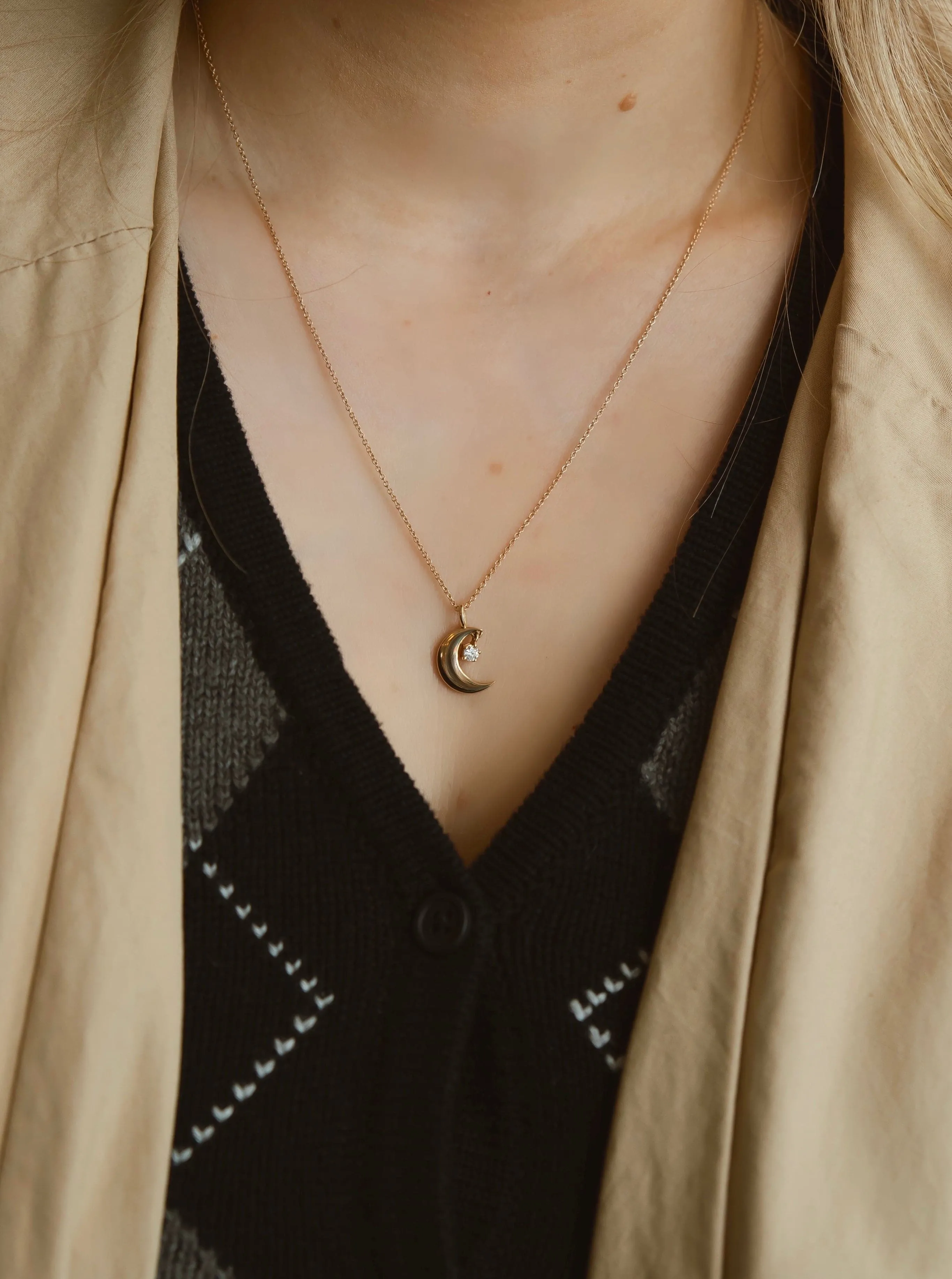 Moon & Star Pendant