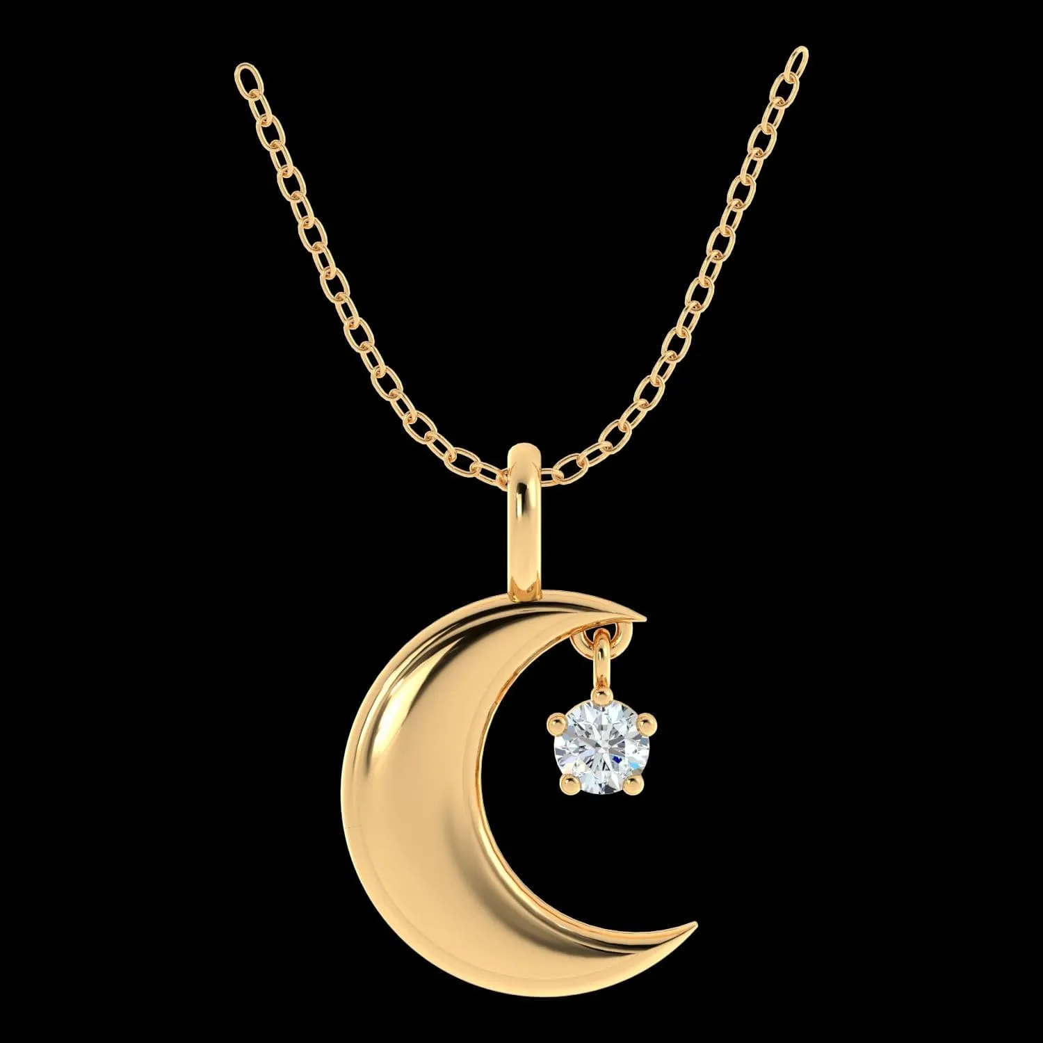 Moon & Star Pendant