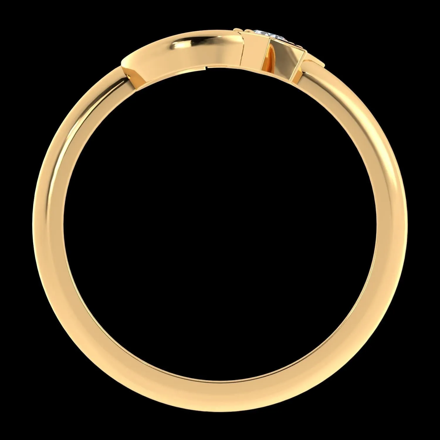 Moon & Star Ring