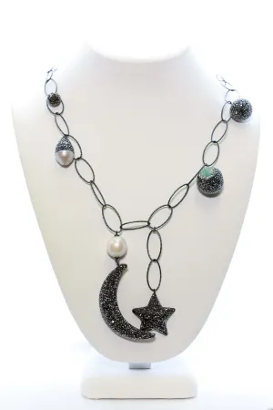 Moon Silver Necklace