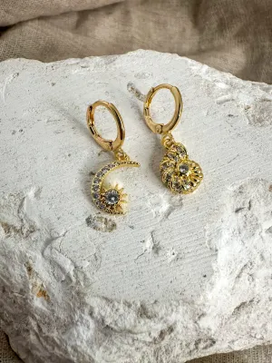 Moonlit Tides Hoops