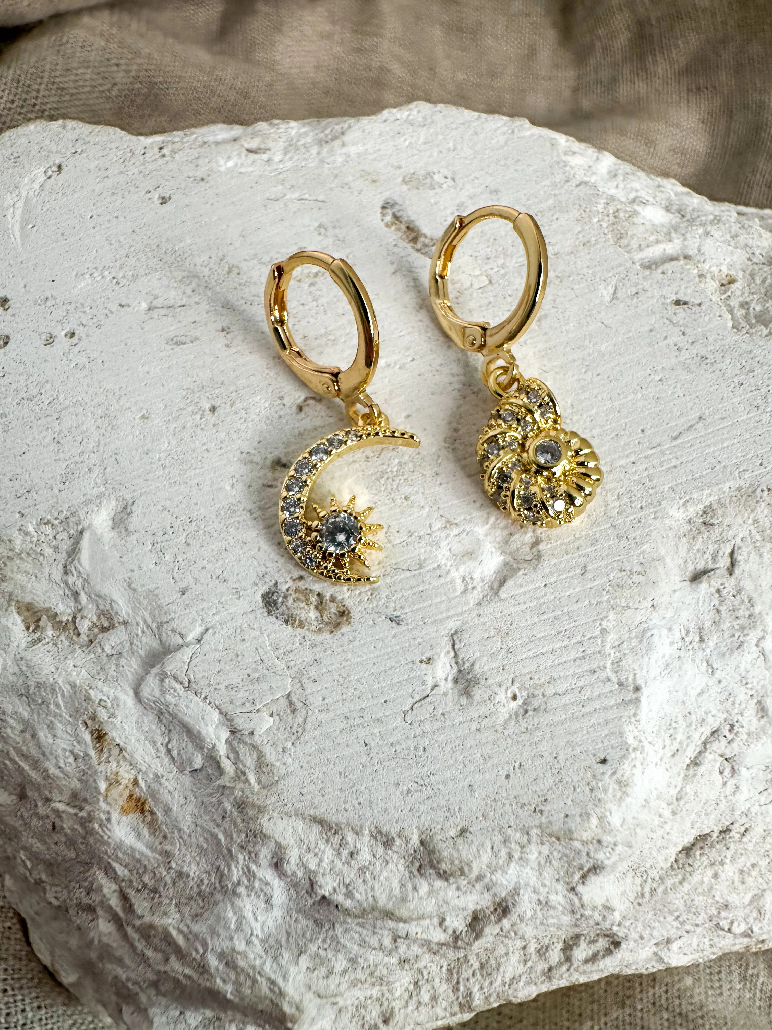 Moonlit Tides Hoops
