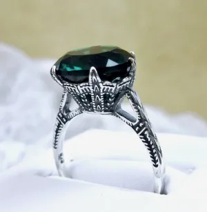 Natural Emerald Ring,  Classic Jewelry #D37