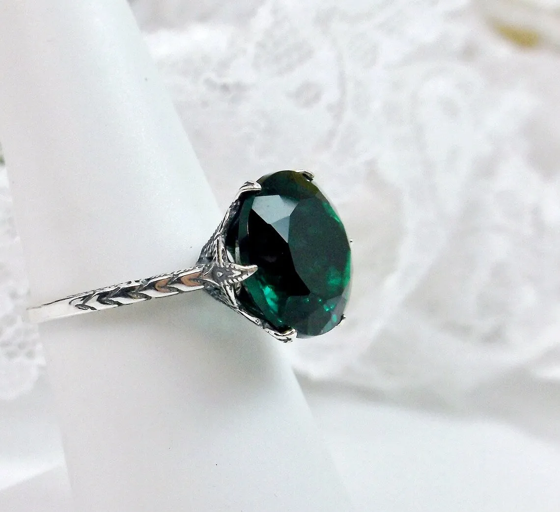 Natural Emerald Ring,  Classic Jewelry #D37