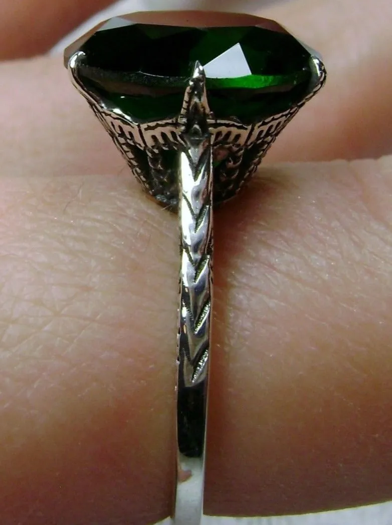Natural Emerald Ring,  Classic Jewelry #D37