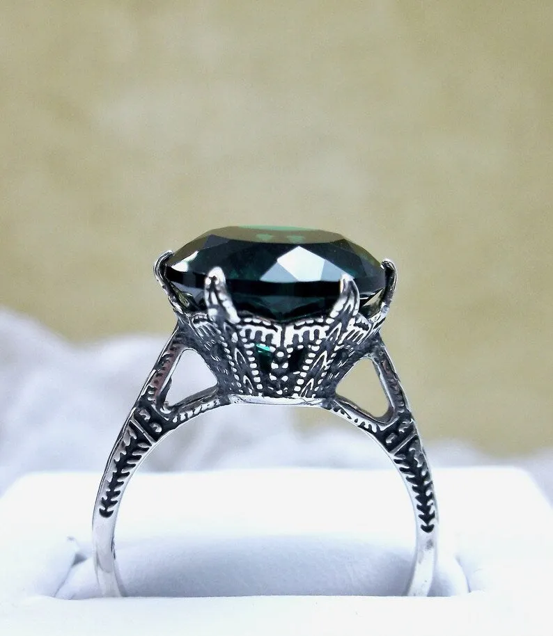 Natural Emerald Ring,  Classic Jewelry #D37