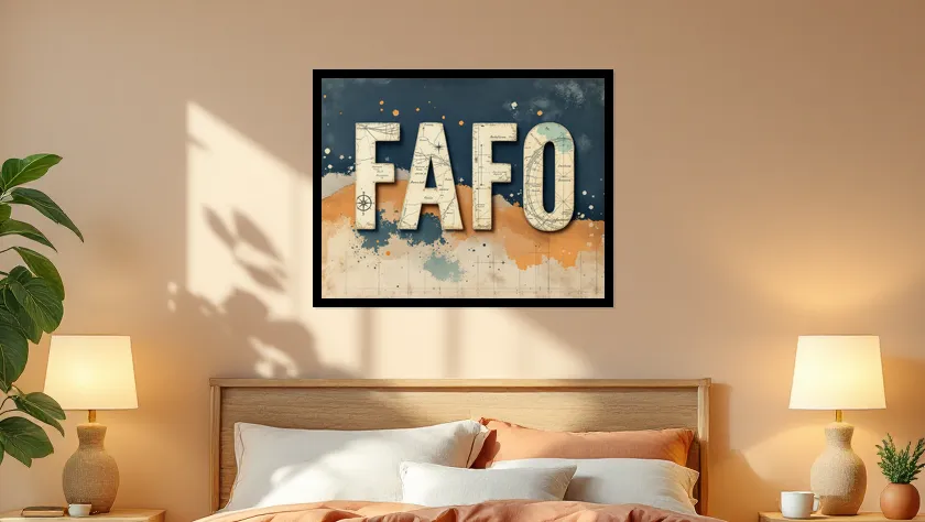 Nautical Adventure Collage Wall Art Poster