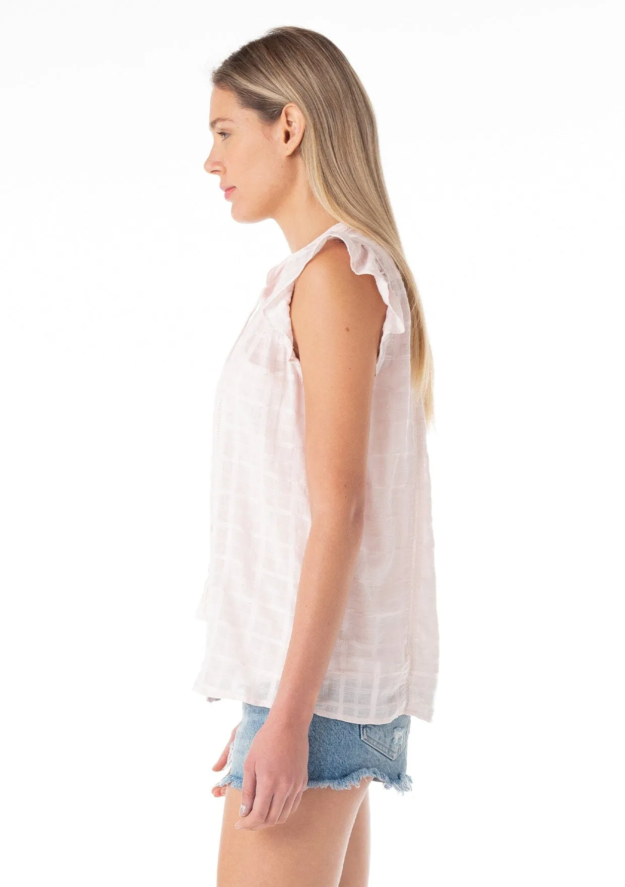Nicolette Flutter Sleeve Top