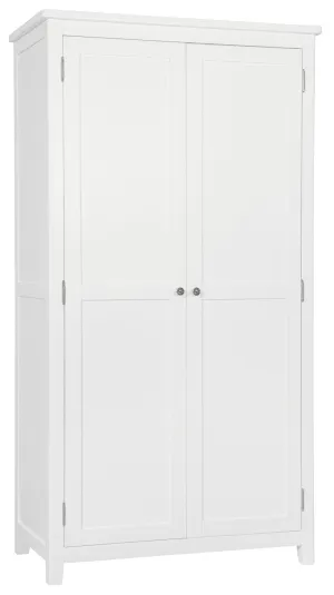Oxford 2 Door Ladies Wardrobe White