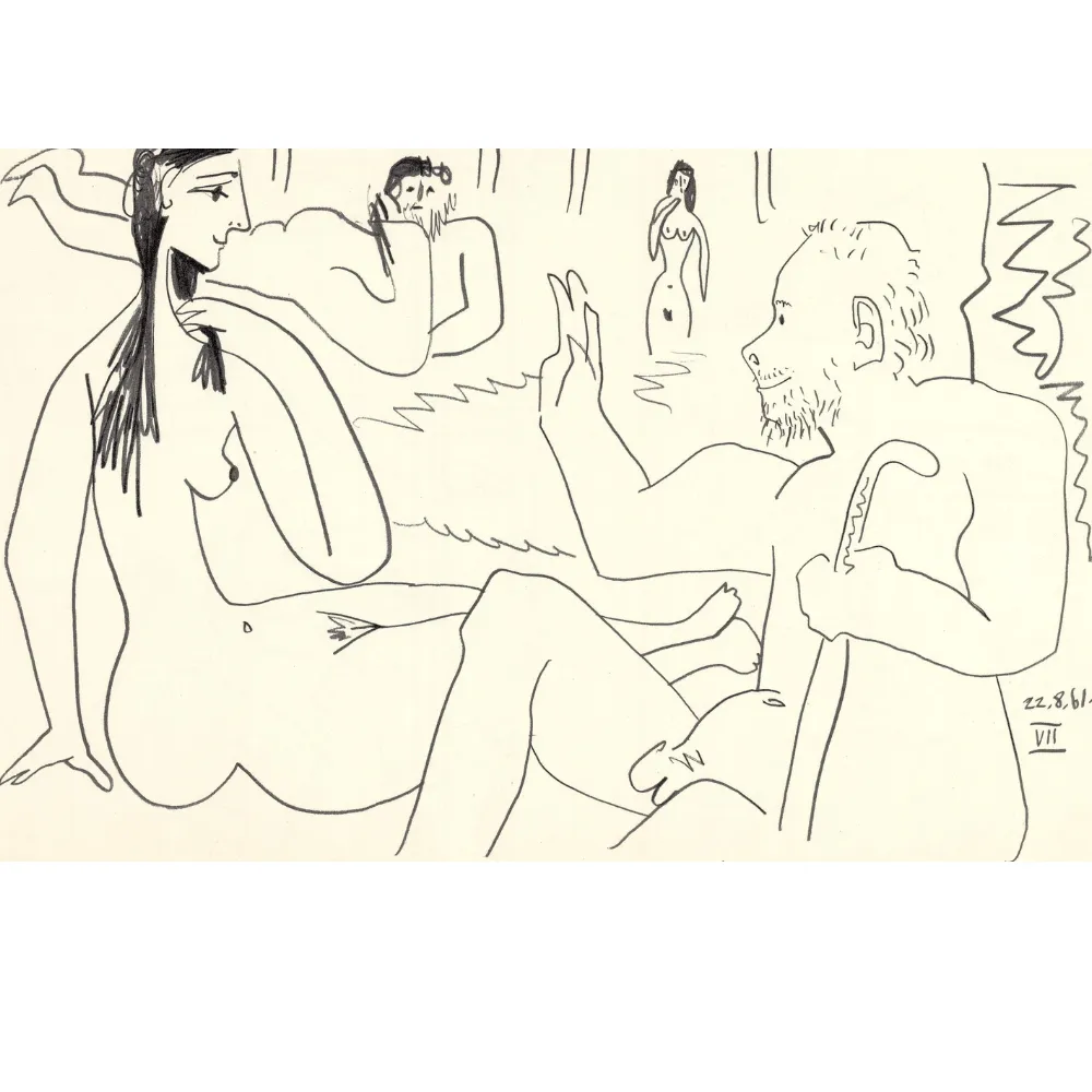 Pablo Picasso - Untitled "Les Dejeuners" XIV