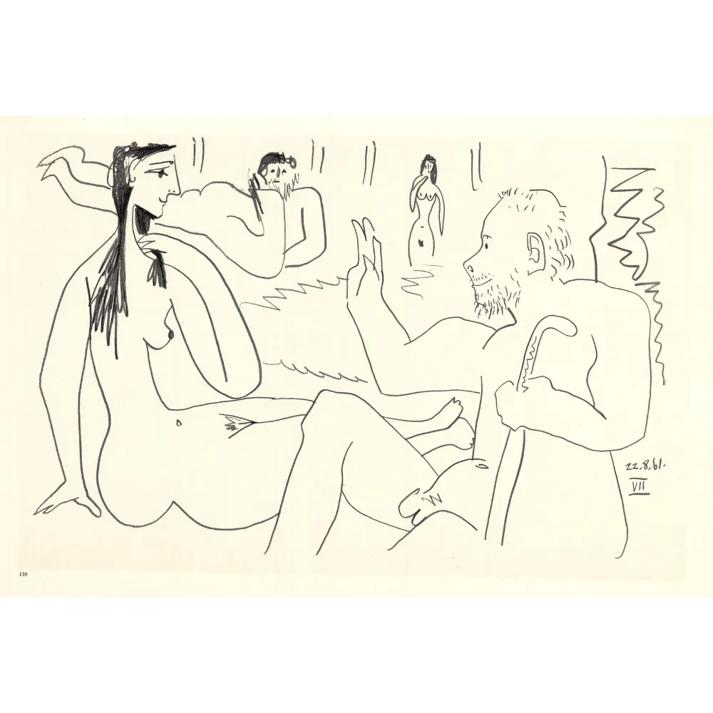 Pablo Picasso - Untitled "Les Dejeuners" XIV