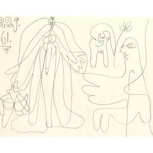 Pablo Picasso - Untitled "Les Dejeuners" XV