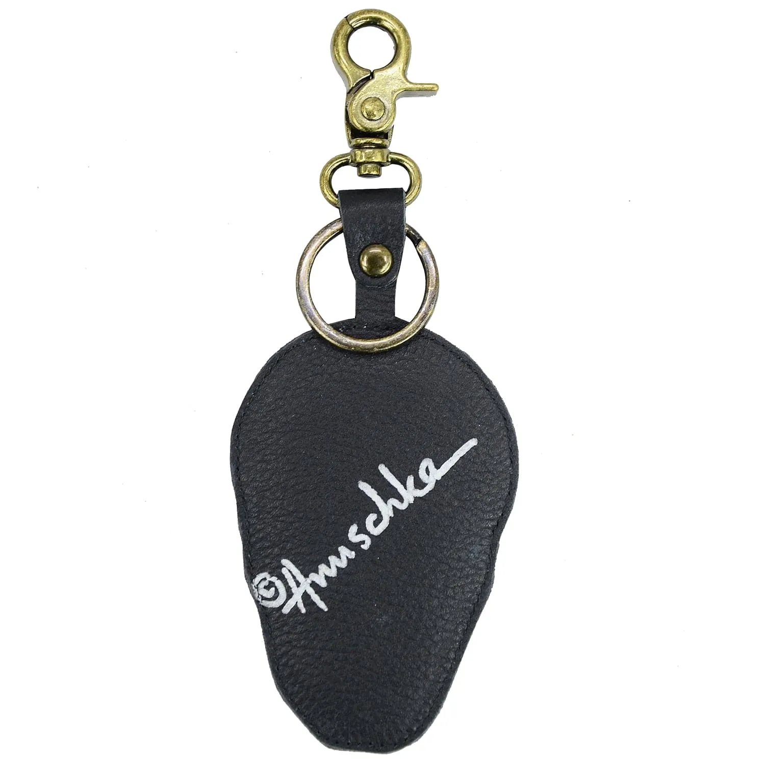 Painted Leather Bag Charm K0018 - Keycharms