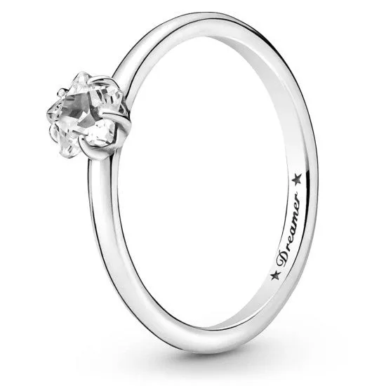 Pandora Celestial Sparkling Star Solitaire Ring
