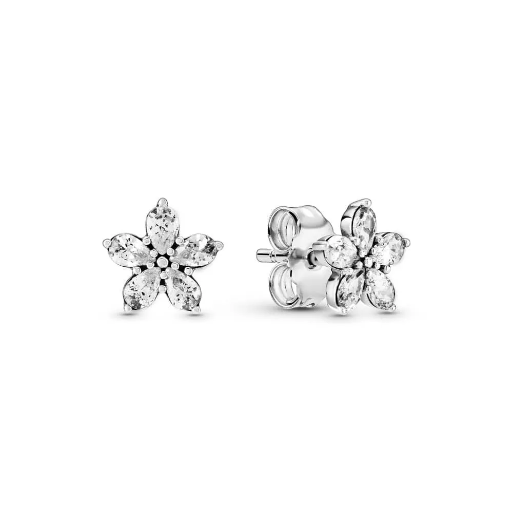 Pandora Sparkling Flower Stud Earrings