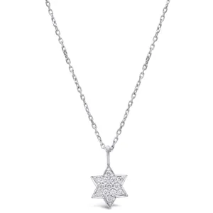 Pavé Diamond Star Pendant