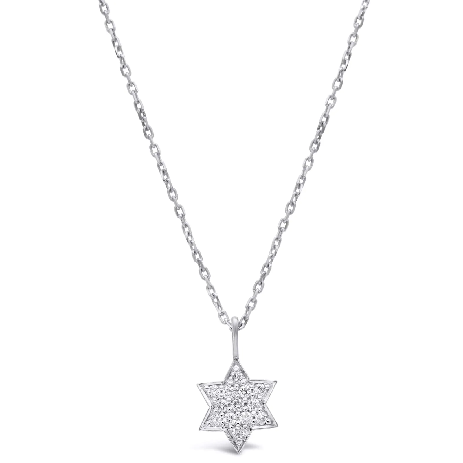 Pavé Diamond Star Pendant