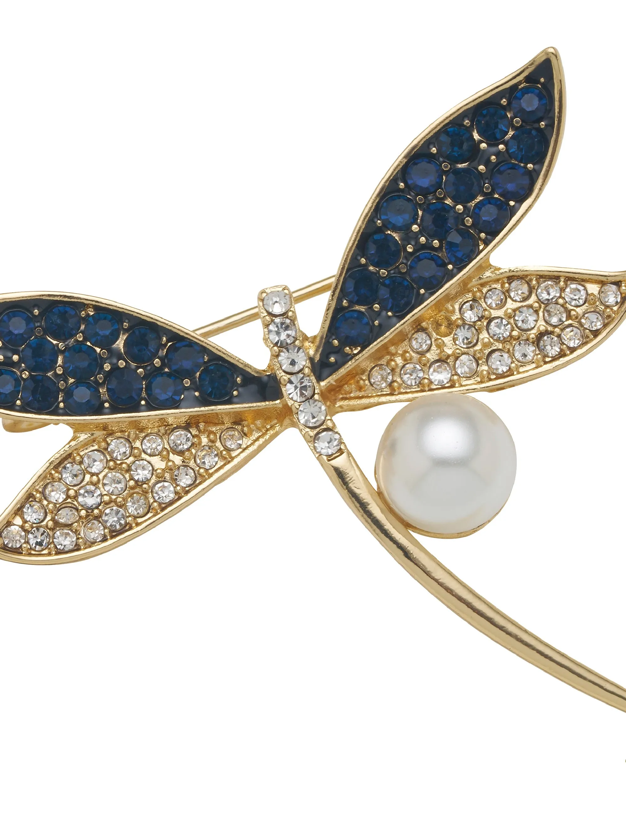 PEARL DRAGONFLY BROOCH
