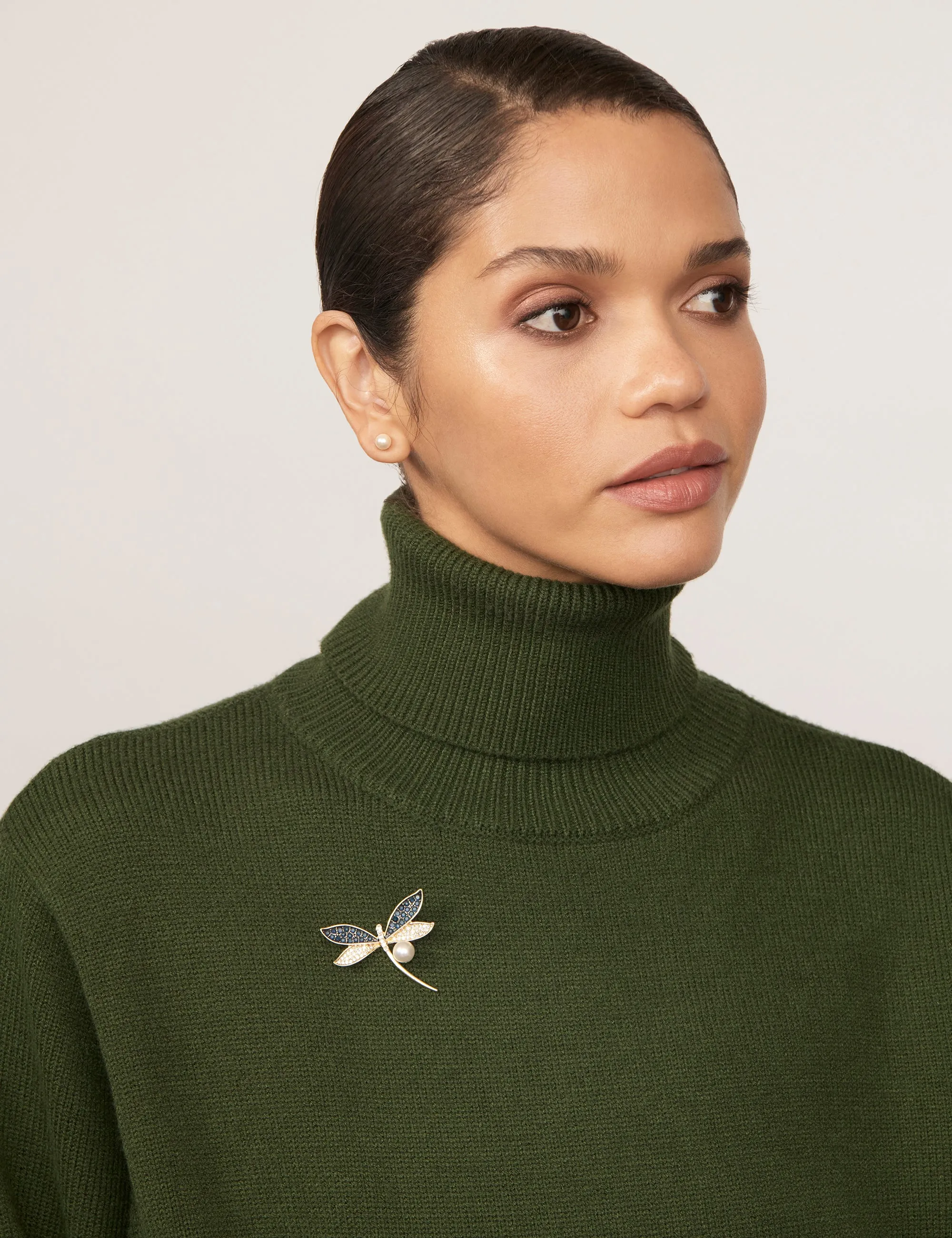 PEARL DRAGONFLY BROOCH