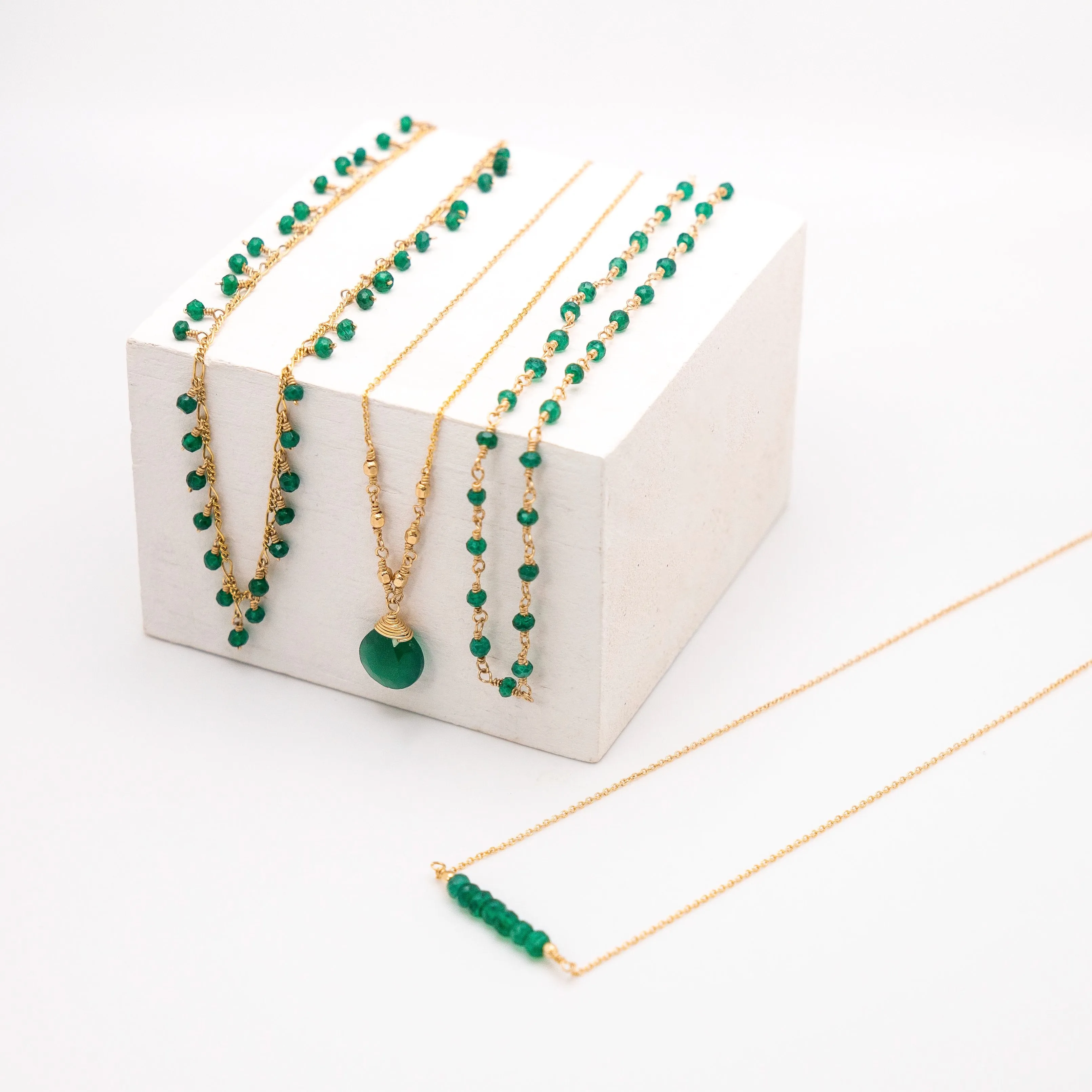 Petra Bead Bar Necklace