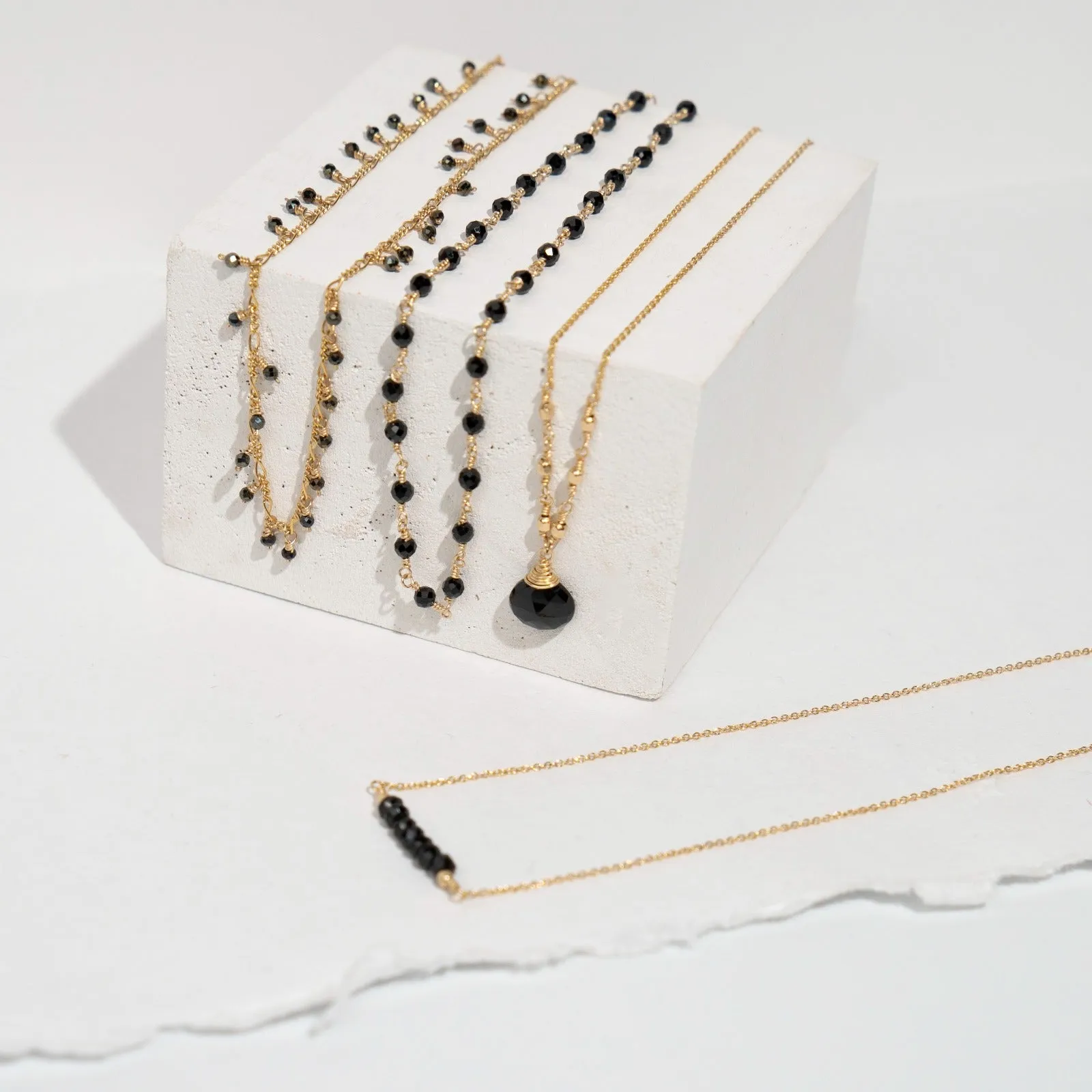 Petra Bead Bar Necklace
