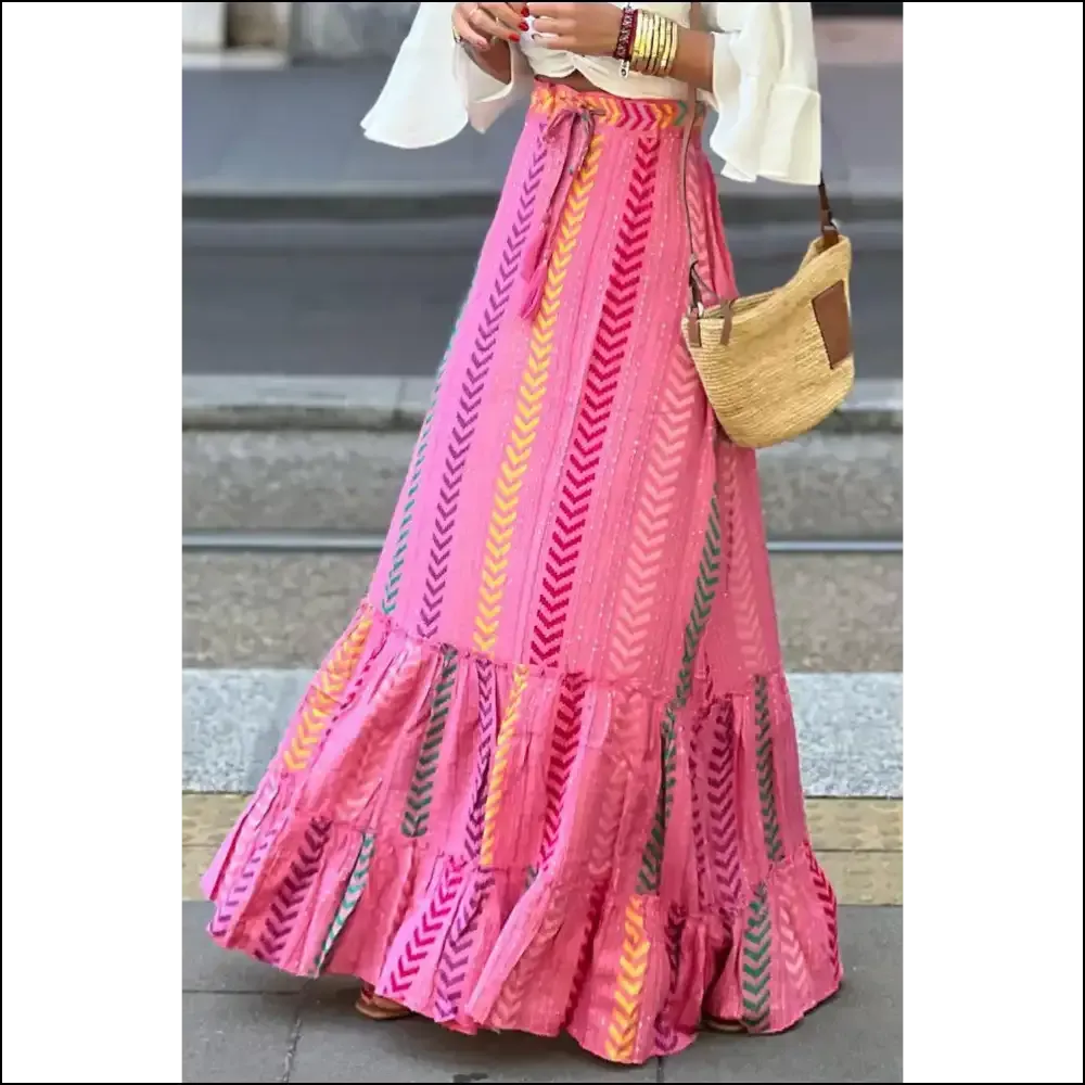 Pink Boho Tassel Tie Skirt: Needful Things' Swirl  Happiness 🌸