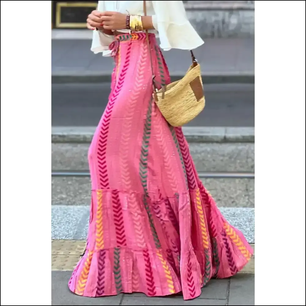Pink Boho Tassel Tie Skirt: Needful Things' Swirl  Happiness 🌸