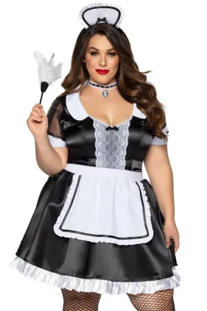 Plus Size Classic French Maid Costume