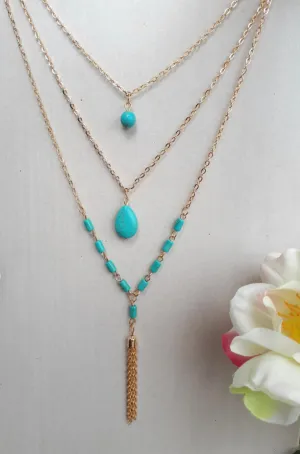 Pocahontas Three Layer Necklace
