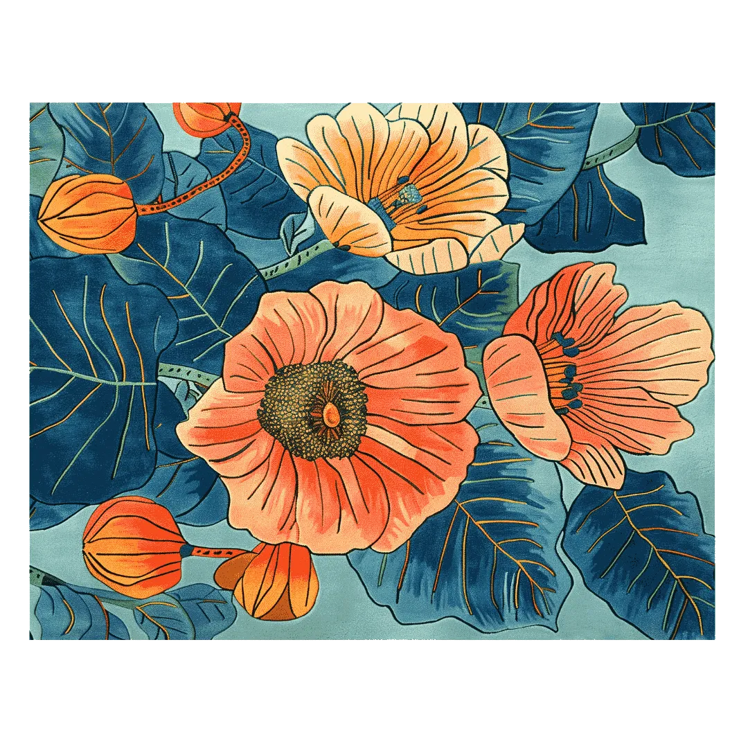 Poppy Symphony Hand Tufted Rug