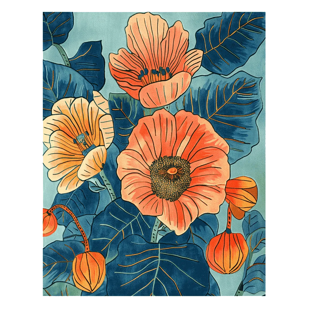 Poppy Symphony Hand Tufted Rug