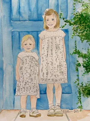 Portrait Watercolor Commission